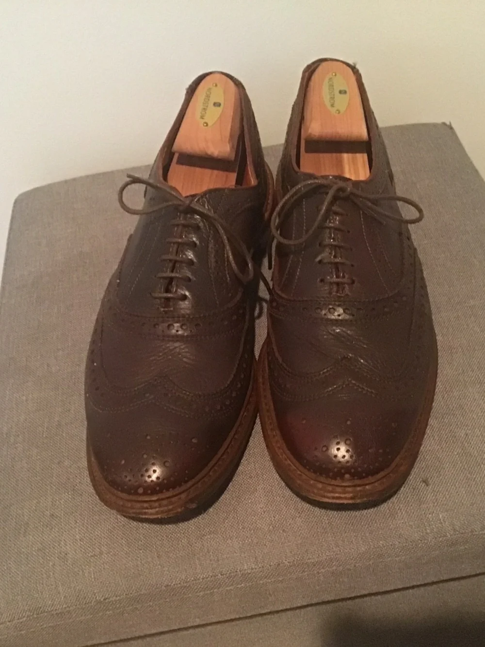 Allen Edmonds Neumok 2.0 dark brown kudu leather size 11